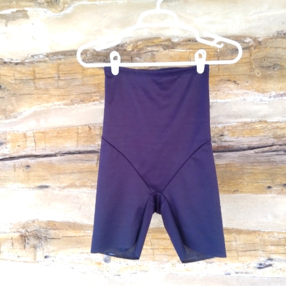 3/$10 Cupid Black High Waisted Shapewear Shorts Size Large